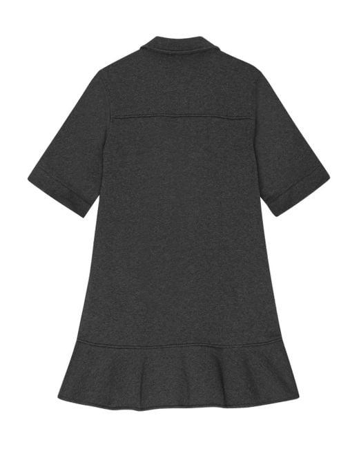 Abito Corto Con Ruches di Ganni in Black