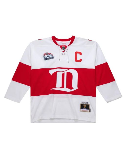 メンズ Mitchell & Ness 2008-2009 Nicklas Lidstrom Detroit Red Wings Power Play "white" ジャージ