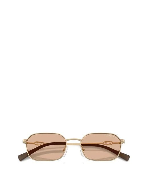 ARMANI EXCHANGE Natural Rectangle-Frame Sunglasses
