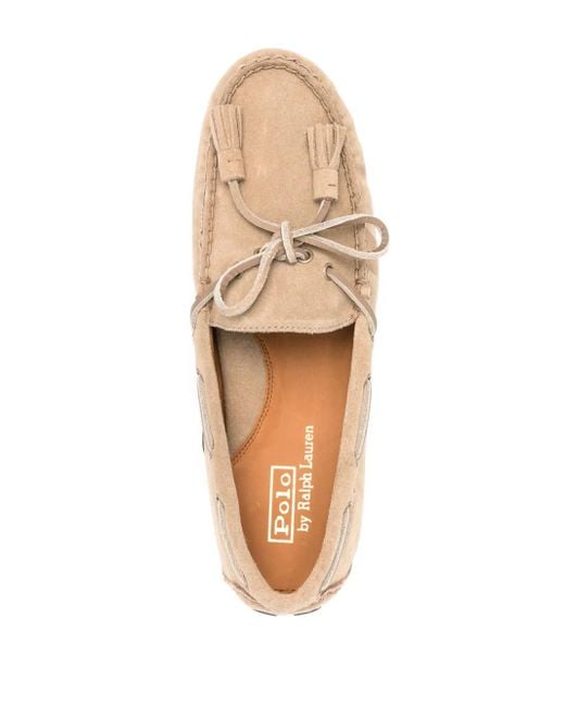 Polo Ralph Lauren Natural Anders Tasselled Suede Loafers for men