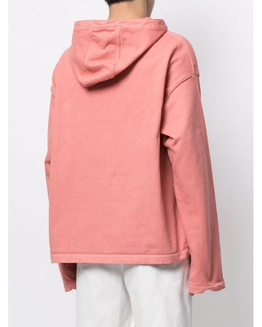 Jil Sander コットン オーバーサイズ パーカー カラー ピンク メンズ Lyst