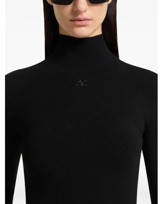 Pull Milano À Patch Logo Courreges en coloris Black