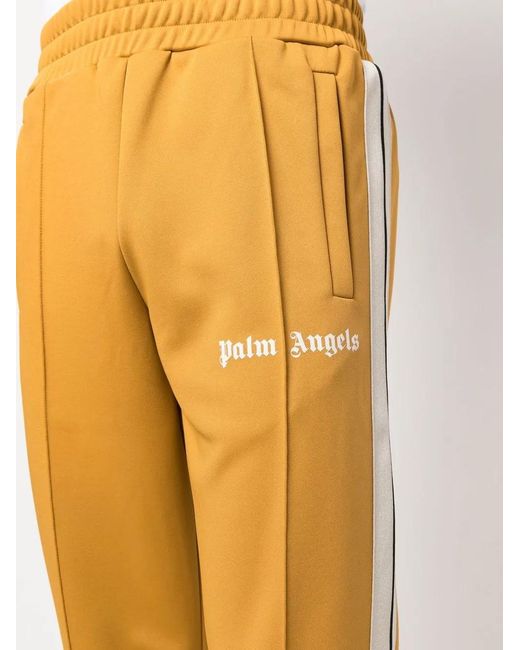 Palm Angels Jogginghose mit Logo-Print in Yellow für Herren