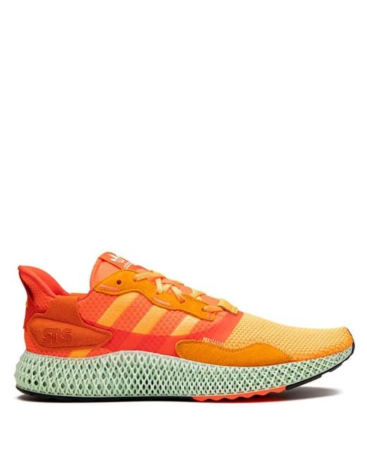 Adidas Orange "Baskets Zx 4000 4D "Los Angeles Sunrise"