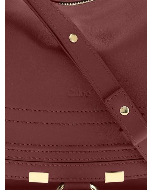 Chloé Brown Small Marcie Handbag