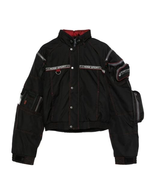 Martine Rose Black Bumbag Bomber Jacket for men