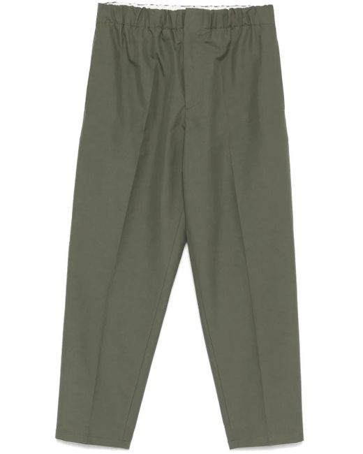 Jil Sander Broek Met Toelopende Pijpen in het Green voor heren