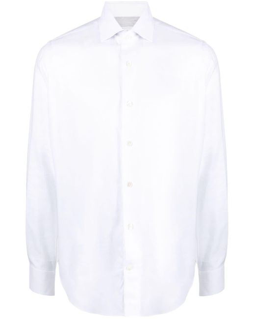 Camisa Dandy Eleventy de hombre de color White