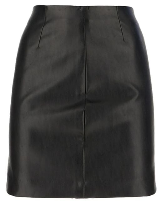 Lardini Black Tailored Mini Skirt