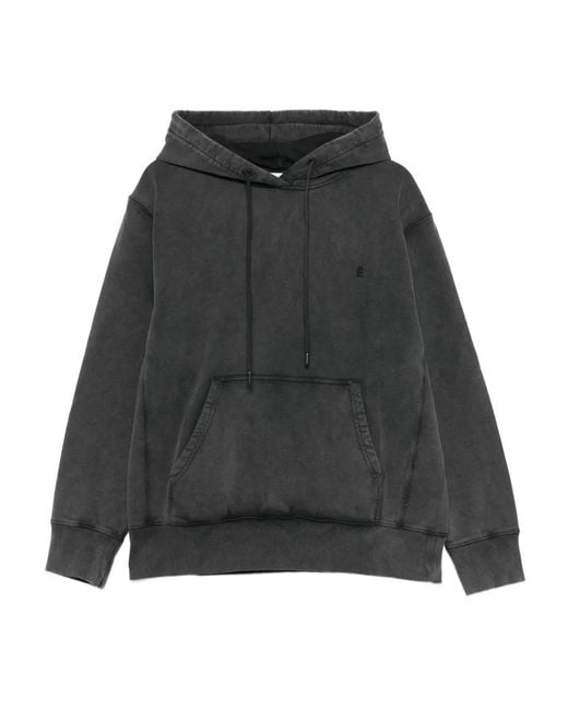 Etudes Studio Gray É Pocket-Detail Organic Cotton Hoodie for men