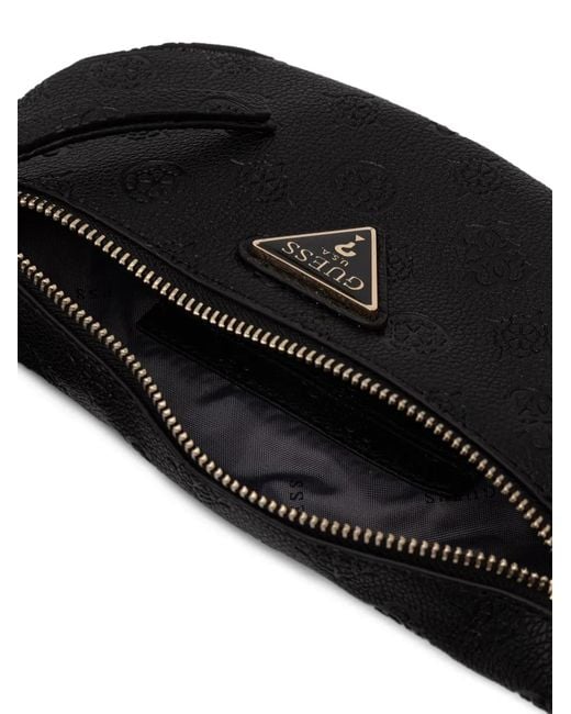 Guess Black Devon Gürteltasche Mit Logo