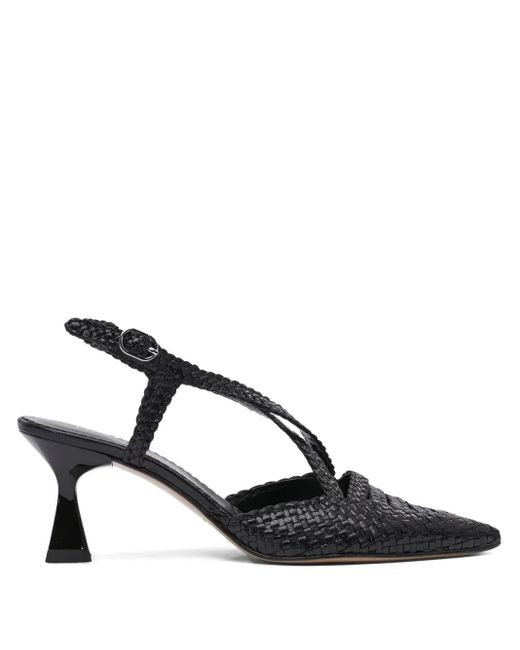 Toni Pons Black 70Mm Quintana Slingback Pumps