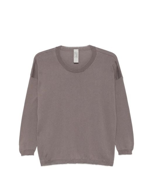 Private 0204 Gray Crew-Neck Sweater