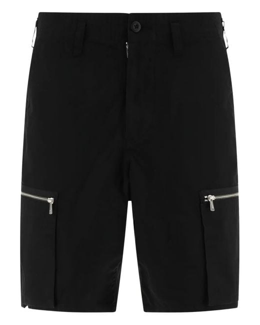 Nonnative Black Tropper 6P Zippered Cargo Shorts for men
