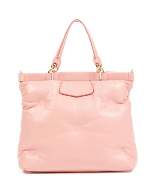 Maison Margiela Pink Small Glam Slam Tote Bag
