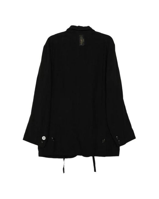 Undercover Black Linen Blazer for men