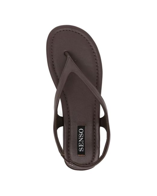 Senso White Nessa Flat Sandals