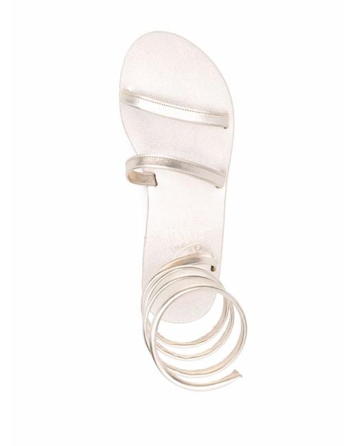 Ancient Greek Sandals Multicolor Ofisall Wrap-Around Strap Sandals