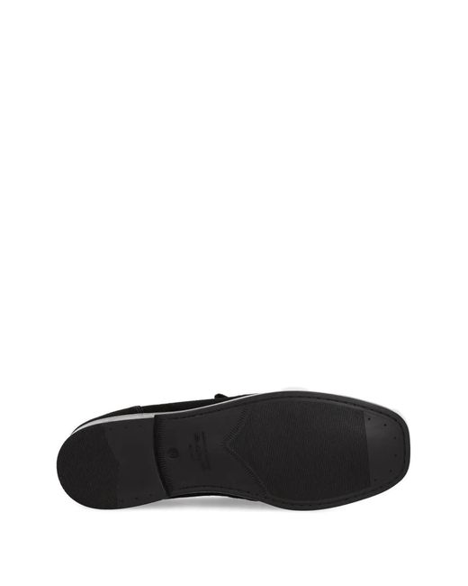Gant Black Fringe-Detail Loafers