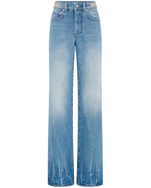 Rabanne Blue 1969 Cotton Straight-leg Jeans
