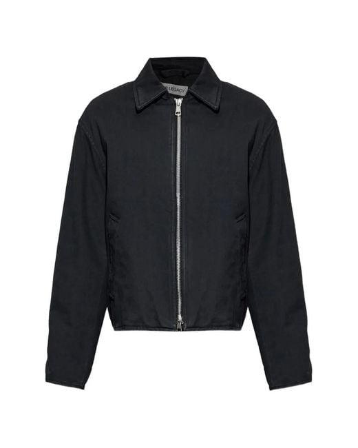 Our Legacy Black Slight Zip-Up Jacket for men