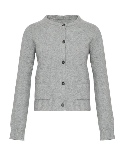 MM6 by Maison Martin Margiela パッチポケット カーディガン Gray