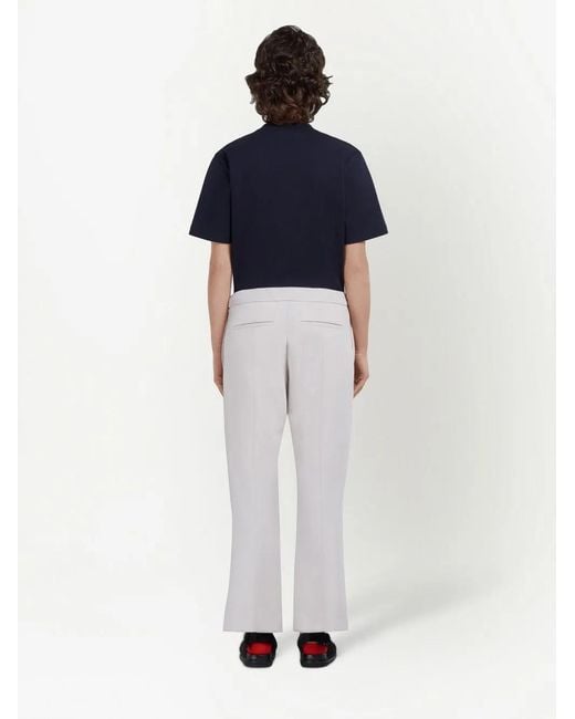 Marni Straight Broek in het Gray