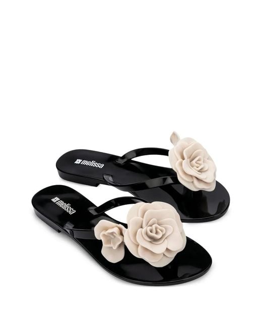 Melissa White Harmonic Springtime Flip-Flops