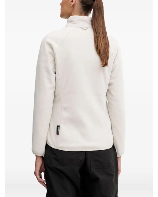 Jack Wolfskin White Rotwand Hooded Zip-Fastening Performance Jacket