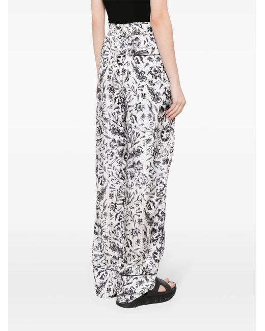 Off-White c/o Virgil Abloh White Tattoo-Print Pyjama Pants