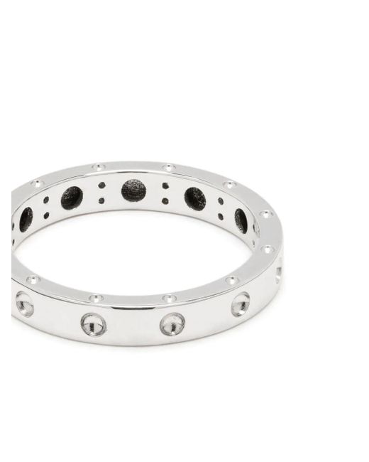 Roberto Coin 18Kt Witgouden Pois Moi Smalle Ring in het White