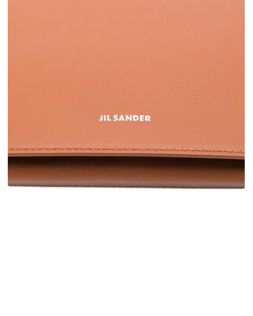 Jil Sander Brown Medium Tangle Cross Body Bag