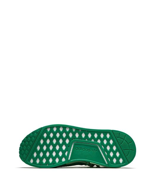 Adidas Green X Pharrell Williams Hu Nmd "Complexland" Sneakers