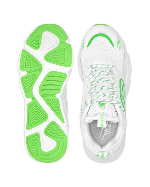 Philipp Plein Green Runner Ps Sneakers