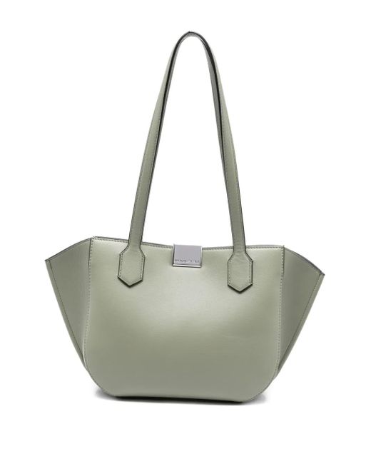 Karl Lagerfeld Leren Shopper in het Gray