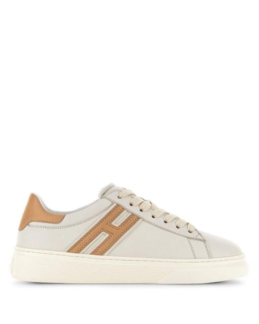 Hogan White H365 Leather Low-top Sneakers