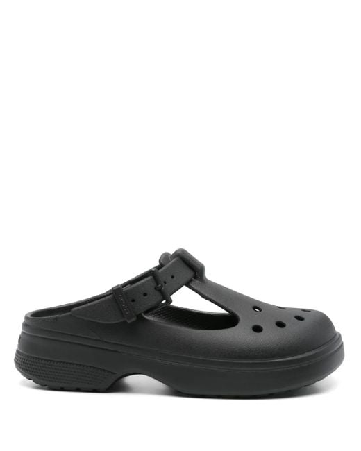 CROCSTM Black Mary Jane Clogs
