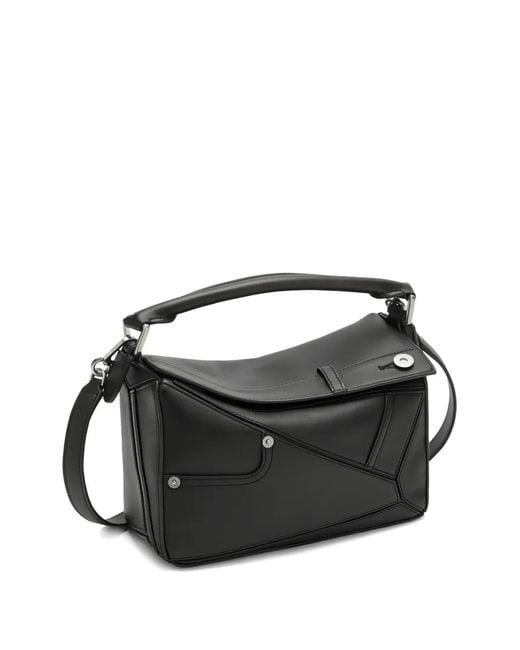 Clutch Con Manico di Loewe in Black