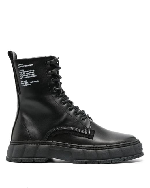 Viron Black 1992 Appleskin Combat Boots