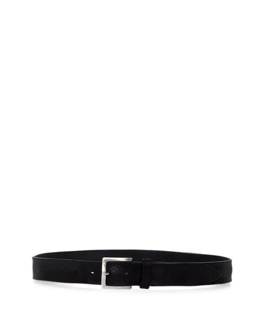 Orciani White Bull Soft Leather Belt for men