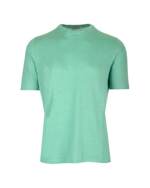 Al Duca D'aosta Green Crew-Neck Short-Sleeve T-Shirt for men