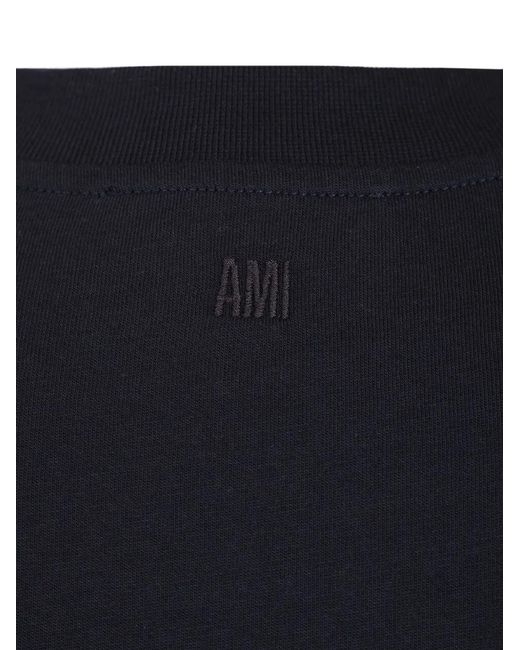 AMI Blue Ami De Cœur Long-Sleeve T-Shirt
