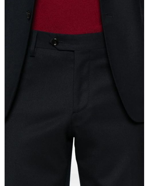 Lardini Black Two-Button Pocket Suit for men