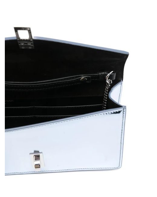 Stuart Weitzman Blue Posh Loveletter Clutch