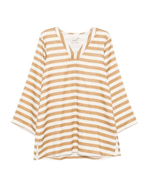 Vestido corto Olivia Bambah de color Natural