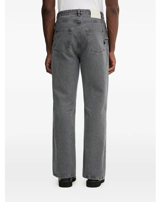 Filling Pieces Gray Five-Pocket Jeans for men