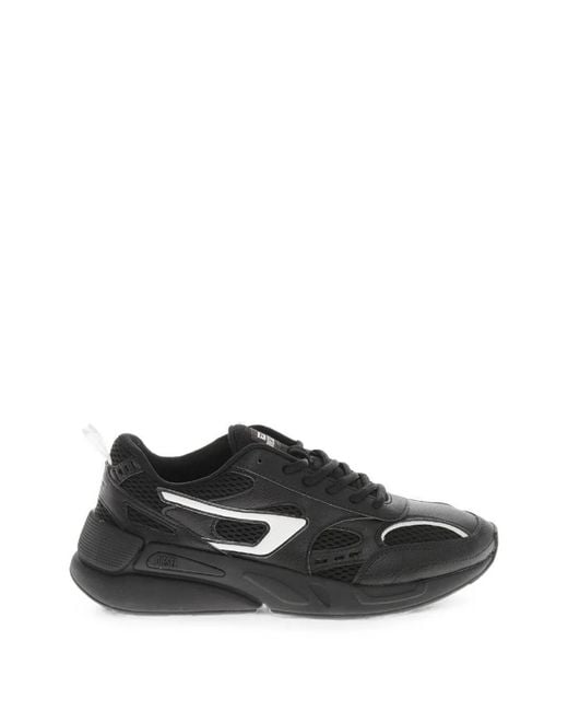 DIESEL Black S-Serendipity Low-Top Sneakers for men