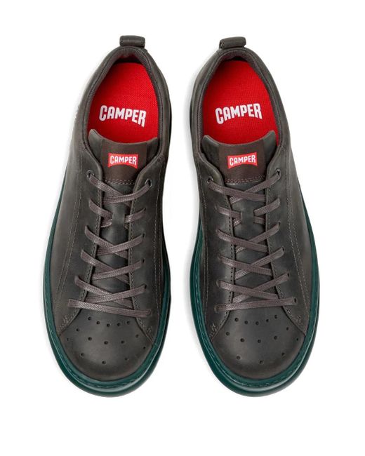 Camper Black Runner Four Perforated-Detail Lace-Up Sneakers for men