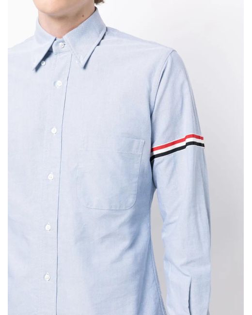 Chemise Oxford Armband Thom Browne pour homme en coloris Blue