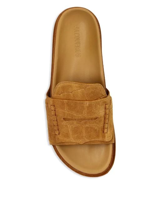 Jacquemus La Croisière Pantoletten in Brown für Herren